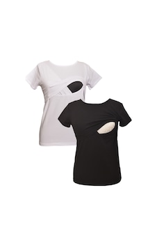 Luvmabelly Myra2501 2516 Emzirme Tshirt Seti-beyaz Luvmabelly Myra2501 2516 Emzirme Tshirt Seti-beyaz