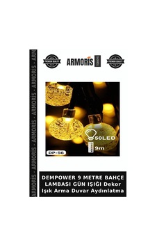 Dempower 9 Metre Bahçe Lambası Gün Işığı Dekor Işık Arma Duvar Aydınlatma Dempower 9 Metre Bahçe Lambası Gün Işığı Dekor Işık Arma Duvar Aydınlatma
