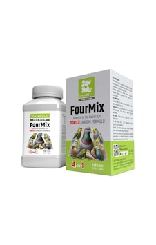 Nanbell Fourmix Premium Güvercin Ve Süs Kuşları İçin 4 Lü Karışım, 120 Tablet Nanbell Fourmix Premium Güvercin Ve Süs Kuşları İçin 4 Lü Karışım, 120 Tablet