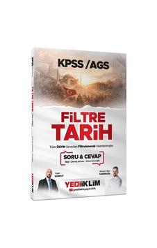 Yediiklim Yayınları 2026 Kpss Ags Filtre Tarih Soru Cevap Sku: Zeusstke028543232