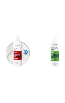 Dercos Energisant Dökülme Karşıtı Bakım Şampuanı X1 + Vıchy Shampooıng Antı-pel Gras 390 Ml Normal/yağlı Saçlar İçin X1