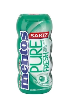 Mentos Pure Fresh Nane Aromalı Draje Sakız 12 x 30 G Mentos Pure Fresh Nane Aromalı Draje Sakız 12 x 30 G