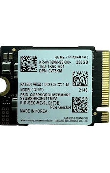 Samsung Pm9b1 2230 256gb M2 Nvme Gen4 3300/1250 Ssd Kutusuz Samsung Pm9b1 2230 256gb M2 Nvme Gen4 3300/1250 Ssd Kutusuz