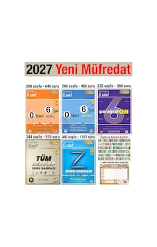 6. Sınıf 2027 Tüm Dersler Soru Zoru Konu Anlatımlı Paragrafon Soru Bankası Seti Maarif Model 6. Sınıf 2027 Tüm Dersler Soru Zoru Konu Anlatımlı Paragrafon Soru Bankası Seti Maarif Model
