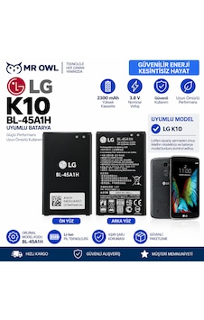 Lg K10 Uyumlu Bl-45a1h 2300 Mah 3.8v Li-ıon Batarya Lg K10 Uyumlu Bl-45a1h 2300 Mah 3.8v Li-ıon Batarya