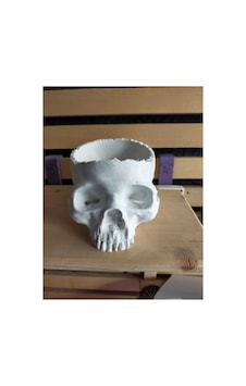 Halloween Kafatası Şekerlik / Meyve Kasesi Halloween Kafatası Şekerlik / Meyve Kasesi