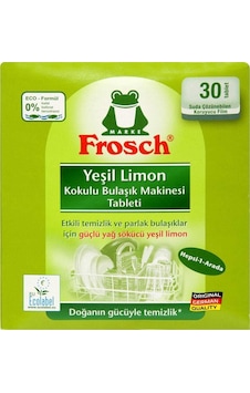 Frosch Yeşil Limon Kokulu Bulaşık Makinesi Tableti Frosch Yeşil Limon Kokulu Bulaşık Makinesi Tableti