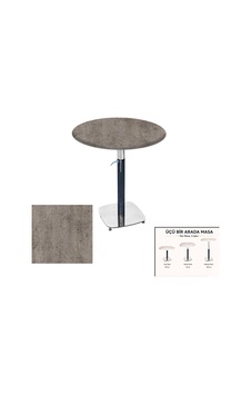 Üçüz Masa Ayarlanabilir 60 Cm Yuvarlak - Werzalit, Wermodin Ve Allzalit Tabla - Kahve Oxid Çok Renkli Üçüz Masa Ayarlanabilir 60 Cm Yuvarlak - Werzalit, Wermodin Ve Allzalit Tabla - Kahve Oxid Çok Renkli