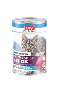 Bio Petactive Nutritive Life Ton Balıklı Kedi Konservesi 400 Gr Bio Petactive Nutritive Life Ton Balıklı Kedi Konservesi 400 Gr