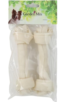 Gardenmix Sütlü Düğümlü Deri Köpek Çiğneme Kemiği 18 Cm 2 Li Gardenmix Sütlü Düğümlü Deri Köpek Çiğneme Kemiği 18 Cm 2 Li