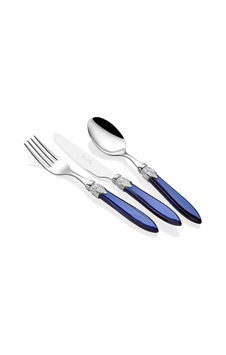 Rıvadoss Lauro Chrome Lacivert 75 Parça Çatal Bıçak Seti Diğer Rıvadoss Lauro Chrome Lacivert 75 Parça Çatal Bıçak Seti Diğer