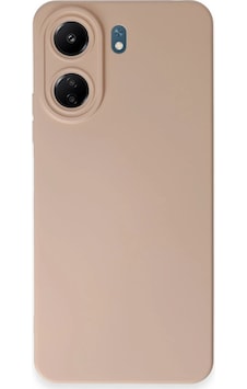 Newface - 313 - Xiaomi Redmi 13c Kılıf Nano İçi Kadife Silikon - Csmo-tex - - Pudra Newface - 313 - Xiaomi Redmi 13c Kılıf Nano İçi Kadife Silikon - Csmo-tex - - Pudra