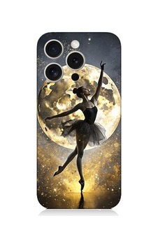 Apple Uyumlu iPhone 15 Pro Max Ayışığında Dans Desenli Silikon Kılıf Silikon Apple Uyumlu iPhone 15 Pro Max Ayışığında Dans Desenli Silikon Kılıf Silikon