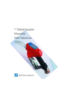 Mitacan Mttst60 1" Dıgıtal Sayaçlı Otomatik Yakıt Tabancası