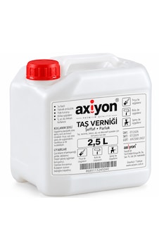 Axiyon Taş Verniği 2,5 L Şeffaf Parlak Su Bazlı Taş Ve Dekoratif Yüzey Verniği Axiyon Taş Verniği 2,5 L Şeffaf Parlak Su Bazlı Taş Ve Dekoratif Yüzey Verniği
