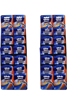 Gillette Blue3 Tıraş Bıçağı Kartela 2 x 10'lu Gillette Blue3 Tıraş Bıçağı Kartela 2 x 10'lu