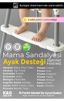 Pilsan - Ebebek Mama Sandalyesi Ayak Koyma Dayama Desteği Pilsan - Ebebek Mama Sandalyesi Ayak Koyma Dayama Desteği