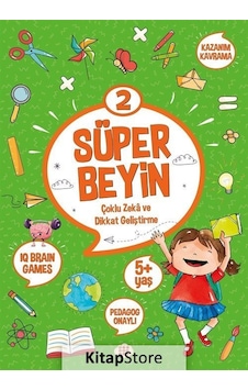 Süper Beyin 2 - Çoklu Zeka ve Dikkat Geliştirme 5+ Yaş- Dokuz Yayınları Süper Beyin 2 - Çoklu Zeka ve Dikkat Geliştirme 5+ Yaş- Dokuz Yayınları