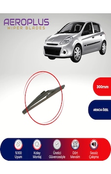Aeroplus Renault Clio 3 Arka Silecek 2006-2011 Aeroplus Renault Clio 3 Arka Silecek 2006-2011