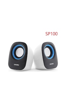 Dark DK-AC-SP100 SP100 1+1 Multimedia USB Speaker Dark DK-AC-SP100 SP100 1+1 Multimedia USB Speaker