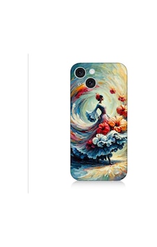Apple Uyumlu iPhone 15 Plus Dönen Dans Desenli Silikon Kılıf Silikon Apple Uyumlu iPhone 15 Plus Dönen Dans Desenli Silikon Kılıf Silikon