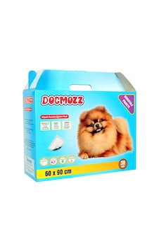 Dogmozz Premium Yapışkan Bantlı Köpek Tuvalet Çiş Eğitim Pedi 30'lu 60 x 90 CM