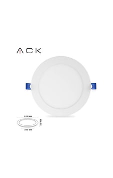 Ack 18w Sıva Altı Yuvarlak Led Panel 3000k/günışığı Ap01-01800 Ack 18w Sıva Altı Yuvarlak Led Panel 3000k/günışığı Ap01-01800