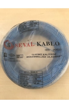 SEVAL 0,75mm² mavi NYAF kablo (100 mt) SEVAL 0,75mm² mavi NYAF kablo (100 mt)