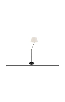 Rsylight Akrobatik Mafsallı Retro Rustik Siyah Krem Başlık Köşe Lambası Lambader Çap:45 Cm