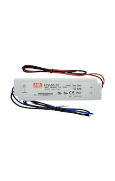 Led Driver Meanwell Mw-lpv-60-12 12v 5a Sabit Voltaj Ip67 Led Driver Meanwell Mw-lpv-60-12 12v 5a Sabit Voltaj Ip67