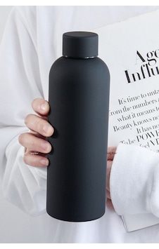 Exclusive 500 Ml Rubber Gövde Çay Termos Kupa Suluk Şişe Bardak Mug Siyah Exclusive 500 Ml Rubber Gövde Çay Termos Kupa Suluk Şişe Bardak Mug Siyah