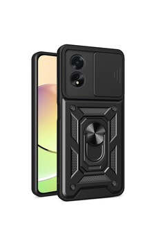 Zore Oppo A38 Uyumlu Magnetik Standlı Kamera Korumalı Ogaa Sürgülü Vega Kapak-siyah Zore Oppo A38 Uyumlu Magnetik Standlı Kamera Korumalı Ogaa Sürgülü Vega Kapak-siyah