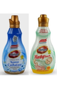 Vatan Komşu Çatlatan + Soft Touch 60 Yıkama 2 x 1440 ML Vatan Komşu Çatlatan + Soft Touch 60 Yıkama 2 x 1440 ML