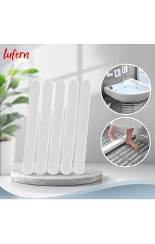 Güçlü Yapışkanlı 6'lı Kaydırmaz Bant Seti 2x38 Cm Nemli Alanlar İçin Banyo Duş Merdiven Islak Kaygan