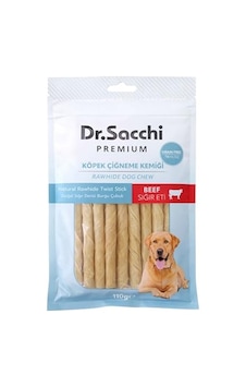 Dr. Premium Sığır Etli Doğal Sığır Derisi Burgu Çubuk Tahılsız Köpek Ödülü 5" 7-8 Gr 15'li Dr. Premium Sığır Etli Doğal Sığır Derisi Burgu Çubuk Tahılsız Köpek Ödülü 5" 7-8 Gr 15'li
