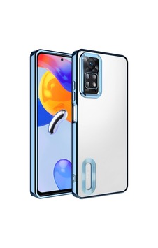 Xiaomi Redmi Note 11 Pro 5g Kılıf Kamera Korumalı Logo Gösteren Zore Omega Kapak Sierra Mavi Xiaomi Redmi Note 11 Pro 5g Kılıf Kamera Korumalı Logo Gösteren Zore Omega Kapak Sierra Mavi
