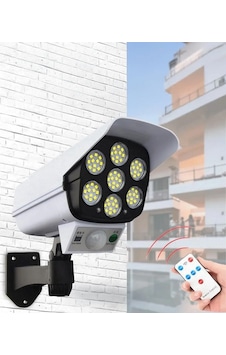 Lexroo Kamera Görünümlü Hareket Sensörlü Uzaktan Kumandalı Solar Bahçe Lambası Su Geçirmez Güvenlik Lexroo Kamera Görünümlü Hareket Sensörlü Uzaktan Kumandalı Solar Bahçe Lambası Su Geçirmez Güvenlik