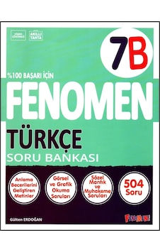 Fenomen 7. Sınıf Türkçe Soru Bankası B Fenomen 7. Sınıf Türkçe Soru Bankası B