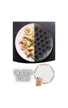 K&A Mantı Kalıbı Tek Seferde 61 Mantı Lallula Design 720866 Acı Kahverengi K&A Mantı Kalıbı Tek Seferde 61 Mantı Lallula Design 720866 Acı Kahverengi