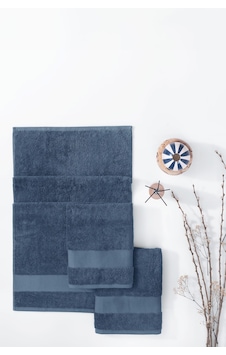 Yataş Essentials 3'lü El / Yüz / Baş Havlu Seti Navy - 50x90 CM Lacivert Yataş Essentials 3'lü El / Yüz / Baş Havlu Seti Navy - 50x90 CM Lacivert