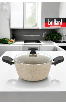Brillant Lüks Granit Derin Tencere 18 Cm Yanmaz Yapışmaz Tencere Brillant Lüks Granit Derin Tencere 18 Cm Yanmaz Yapışmaz Tencere