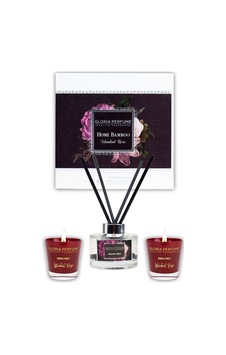 Gloria Perfume İstanbul Rose Home Fragrance & Aromatic Candle Duo Bordo Gloria Perfume İstanbul Rose Home Fragrance & Aromatic Candle Duo Bordo