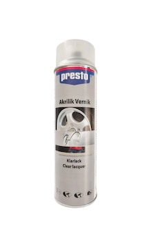 Presto 2k Parlak Şeffaf Sprey Akrilik Vernik 500 Ml. Presto 2k Parlak Şeffaf Sprey Akrilik Vernik 500 Ml.