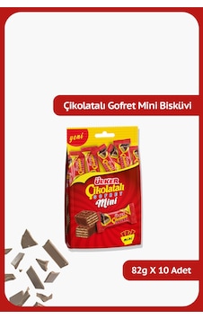 Ülker Çikolata Gofret Mini 10 x 76 G Ülker Çikolata Gofret Mini 10 x 76 G