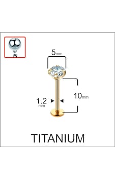 Yüksek Kalite G23 Titanium Pırlanta Modeli Dudak Piercingi Titanyum Piercing Gold Yüksek Kalite G23 Titanium Pırlanta Modeli Dudak Piercingi Titanyum Piercing Gold