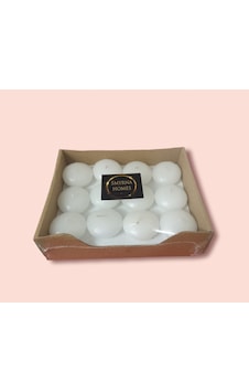 Yüzen Mum 24 Lü Paket Beyaz Yüzen Mum 24 Lü Paket Beyaz