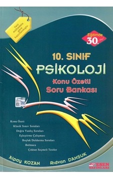 Esen 10. Sınıf Psikoloji Soru Bankası Esen Yayınları Esen 10. Sınıf Psikoloji Soru Bankası Esen Yayınları
