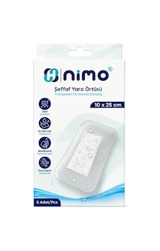 Nimo Şeffaf Yara Örtüsü 10x25 Cm 5li Nimo Şeffaf Yara Örtüsü 10x25 Cm 5li