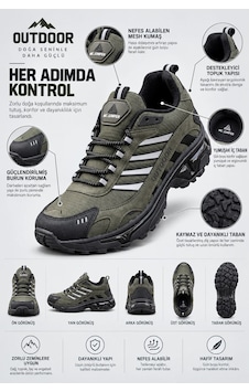 Big King Volt Erkek Spor Outdoor Trekking Ayakkabı Haki Big King Volt Erkek Spor Outdoor Trekking Ayakkabı Haki