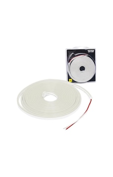 Powermaster Pm-19652 Silikon Kaplamalı 12 Volt 5 Metre Beyaz Neon Led Şerit Aydınlatma Powermaster Pm-19652 Silikon Kaplamalı 12 Volt 5 Metre Beyaz Neon Led Şerit Aydınlatma